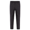 Dark grey Giove Pants with a classic fit and a waistband, featuring a logo.