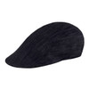 A dark grey cap with a sleek, rounded design and a smooth texture, featuring a brand logo.