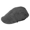 A grey Coppola Cap with a soft texture, featuring a classic flat design and a subtle branding logo.