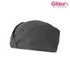 A dark grey Panarea hat with a unique folded design and a logo.