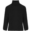 A black Artic Fleece Jacket with a high collar and full zip, featuring long sleeves and a simple design.