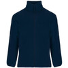 A navy Artic Fleece Jacket with a high collar and zip-up front, featuring long sleeves and a simple design.