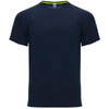 A navy blue Monaco T-Shirt with short sleeves and a round neckline, featuring a logo.
