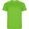 A bright green Imola T-Shirt featuring a classic crew neck design and a small logo on the sleeve.