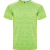 A bright green Austin T-Shirt with a textured pattern and a small logo on the neckline.
