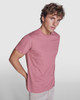 A pink Breda T-Shirt displayed on a model, showcasing a classic fit and crew neckline.
