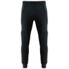 Black Bayern goalkeeper trousers with a fitted design and textured panel detailing. Features a logo on the side.