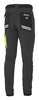 Light trousers in dark grey, featuring pockets, reflective stripes, and a branding logo on the back.