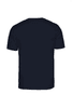 A navy blue men's t-shirt with a plain back and no visible branding.