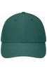 A green 6 Panel Workwear Cap with a structured design and a logo on the front.