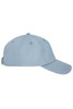 A light blue 6-panel dad cap with a curved brim and an adjustable strap at the back. It features a logo.