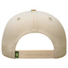 A beige low-profile cap with a branded strap at the back. Perfect for casual headwear.
