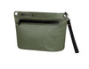A green Drybag Zipper Bag with a black zipper and a strap, featuring a logo.