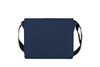 A navy Kurier shoulder bag with a black adjustable strap. It features a smooth, plain exterior and a simple design.