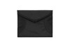 A black Sport Wash Bag with a folded design and a design element at the closure, featuring a logo.