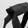 A black strap featuring durable fabric, designed for carrying or securing items.