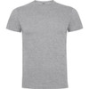 A grey premium t-shirt featuring a classic fit and a small logo on the neckline.