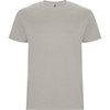 A light grey Stafford T-shirt with a crew neck and short sleeves, featuring a logo on the label.