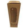 A drink bottle made of wheat straw, presented in eco-friendly packaging; features a logo and is available in multiple colours.