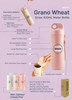 A drink bottle made from biodegradable wheat straw, available in pink and featuring a sturdy carrying handle.