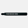 A black slimline retractable box cutter with a clip and a logo placeholder.