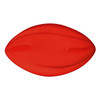 A red 135mm Spyro Football with a smooth, rounded shape and a simple design. It features a logo on the surface.