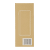 A kraft paper box with a simple illustration of a power bank on the front, featuring a barcode on the bottom.