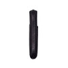 A black Thread Zipper Wallet with a textured surface and a prominent zipper along the side.