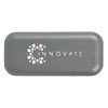 A grey rectangular case with a logo on the front, designed to hold multiple tools.