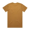 A mustard yellow Classic Pocket Tee, featuring a plain back design and short sleeves. It includes a logo on the front.