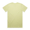 A light yellow Classic Tee featuring a simple design and a brand logo on the back.