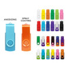 A collection of Belton Swivel Flash Drives in various colours, featuring a logo on each drive.