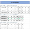 A size chart detailing measurements for men's, women's, and kids' polo shirts in centimetres.