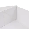 A large foldable magnetic box in white, featuring clean lines and a sleek design. It has a logo on one side.