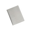 A4 business compendium in a light grey colour with a smooth finish and a logo on the cover.