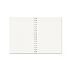 A B5 full colour wiro binding notebook with blank lined pages and a silver spiral binding.
