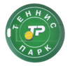 A round green flash drive featuring a logo and tennis ball design, with a slot for connection.