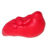 A red liver-shaped stress reliever, resembling a soft, squishy model, perfect for stress relief.