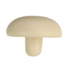 A cream-coloured mushroom-shaped stress reliever. It features a smooth surface and simple design.