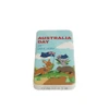 A power bank featuring a colourful design with Australian animals and flags, celebrating Australia Day.