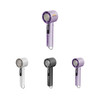A high-speed cooling fan in white, black, and two shades of purple, each featuring a logo.
