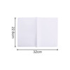 A soft PVC folder in white, measuring 22.6 cm by 32 cm, with an open design.