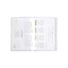 A clear soft PVC folder with a white interior, designed for A4 documents, featuring sections for informational content.