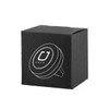 A black product box with a circular item on top featuring a logo, likely for a magnetic car mount.