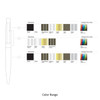 Metal ball pen in various colours, including black, white, silver, and gold, featuring a logo.
