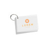 A set of A7 index cards with a ring, featuring a white background and an orange logo.