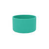 A silicone boot in a vibrant turquoise colour, featuring a smooth, cylindrical design and no visible branding.