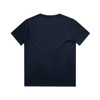 A navy blue kids' T-shirt with a plain back design, featuring a small logo.