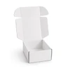 A white custom box with a locking lid, measuring 125 x 170 x 65mm, featuring an open design.