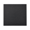 A textured black square canvas with a smooth finish, featuring a subtle weave pattern.